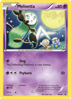 Meloetta BW Black Star Promos #BW68