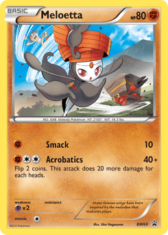 Meloetta BW Black Star Promos #BW69