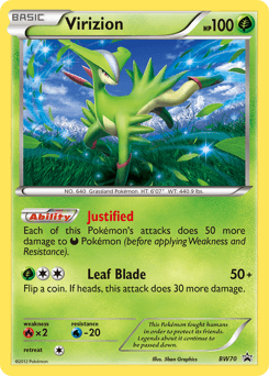Virizion BW Black Star Promos #BW70
