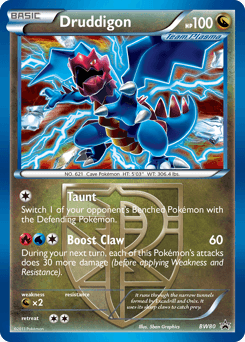 Druddigon BW Black Star Promos #BW80