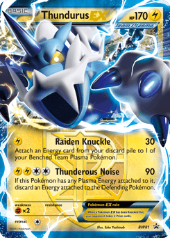 Thundurus-EX BW Black Star Promos #BW81