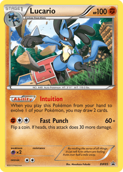 Lucario BW Black Star Promos #BW85