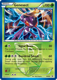 Genesect BW Black Star Promos #BW86