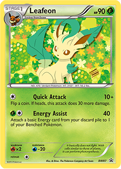 Leafeon BW Black Star Promos #BW87