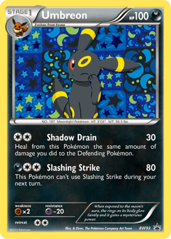 Umbreon BW Black Star Promos #BW93