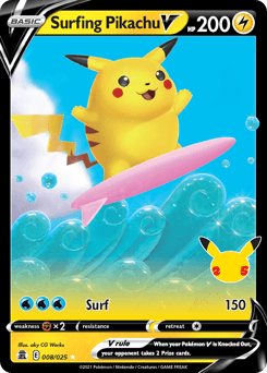 Surfing Pikachu V Celebrations #8
