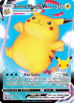 Surfing Pikachu VMAX Celebrations #9