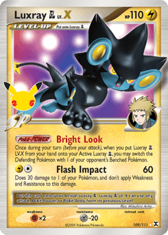 Luxray GL LV.X Celebrations: Classic Collection #109