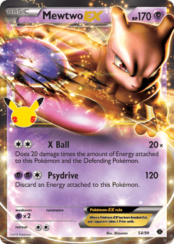 Mewtwo-EX Celebrations: Classic Collection #54