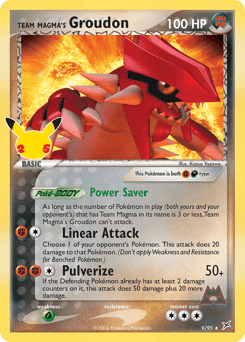 Team Magma's Groudon Celebrations: Classic Collection #9