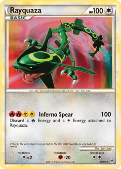 Rayquaza Call of Legends #20