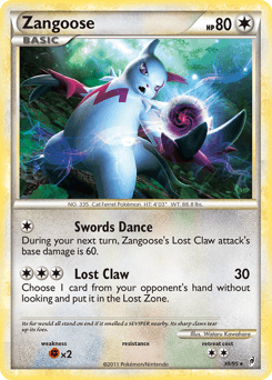 Zangoose Call of Legends #39