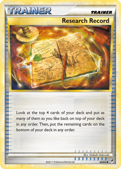 Research Record Call of Legends #84