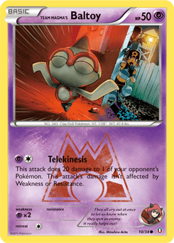 Team Magma's Baltoy Double Crisis #10