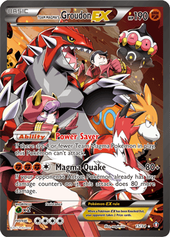 Team Magma's Groudon-EX Double Crisis #15