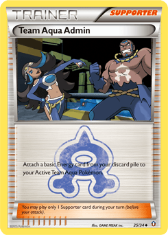 Team Aqua Admin Double Crisis #25