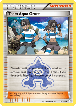 Team Aqua Grunt Double Crisis #26