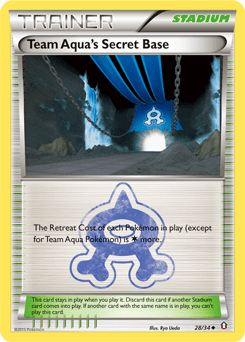 Team Aqua's Secret Base Double Crisis #28