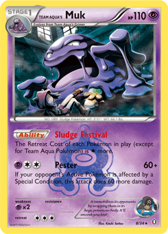 Team Aqua's Muk Double Crisis #8