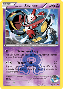 Team Aqua's Seviper Double Crisis #9