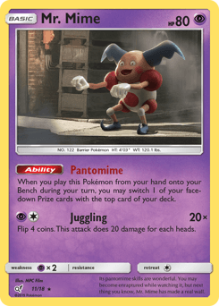 Mr. Mime Detective Pikachu #11