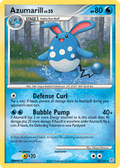 Azumarill Diamond & Pearl #18