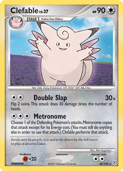 Clefable Diamond & Pearl #22