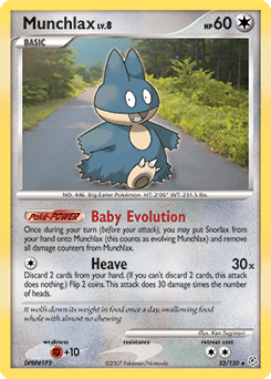 Munchlax Diamond & Pearl #33