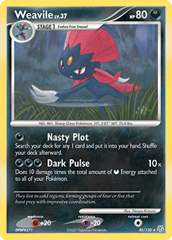 Weavile Diamond & Pearl #40