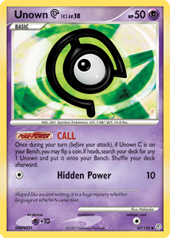 Unown [C] Diamond & Pearl #67
