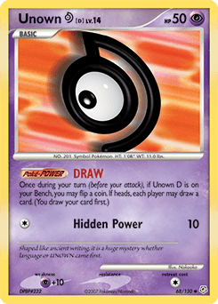 Unown [D] Diamond & Pearl #68