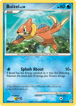 Buizel Diamond & Pearl #72
