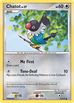 Chatot Diamond & Pearl #74