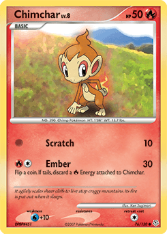 Chimchar Diamond & Pearl #76