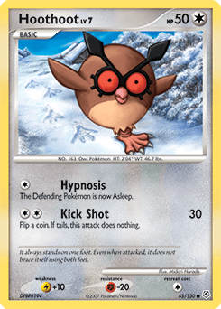 Hoothoot Diamond & Pearl #85