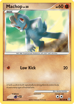 Machop Diamond & Pearl #86