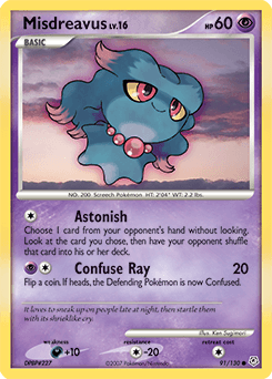 Misdreavus Diamond & Pearl #91