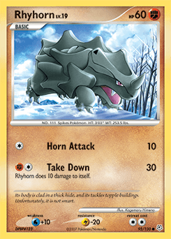 Rhyhorn Diamond & Pearl #95