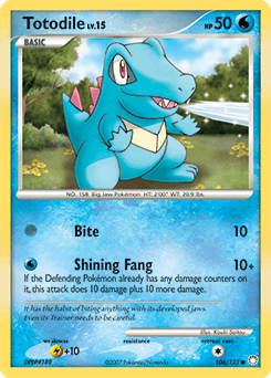 Totodile Mysterious Treasures #106