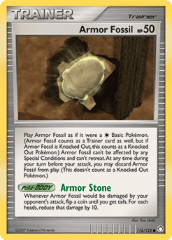 Armor Fossil Mysterious Treasures #116