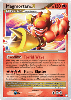 Magmortar LV.X Mysterious Treasures #123