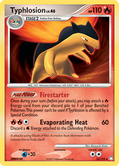 Typhlosion Mysterious Treasures #16