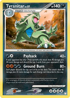 Tyranitar Mysterious Treasures #17