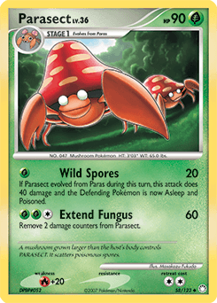 Parasect Mysterious Treasures #58