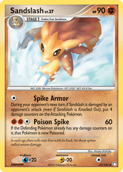 Sandslash Mysterious Treasures #61