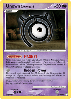 Unown [M] Mysterious Treasures #66