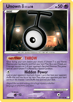 Unown [T] Mysterious Treasures #67