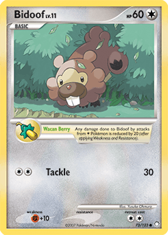 Bidoof Mysterious Treasures #73