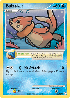 Buizel Mysterious Treasures #75