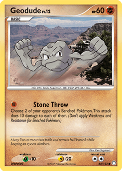 Geodude Mysterious Treasures #84
